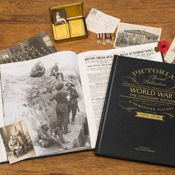 WW1 Centenary Newspaper Book