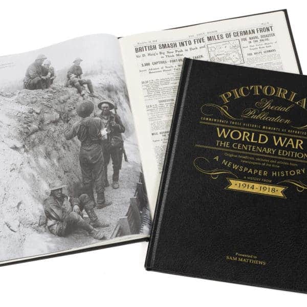 WW1 Centenary Newspaper Book