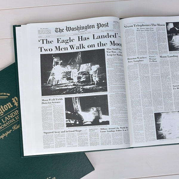 Lunar Landing Newspaper Book