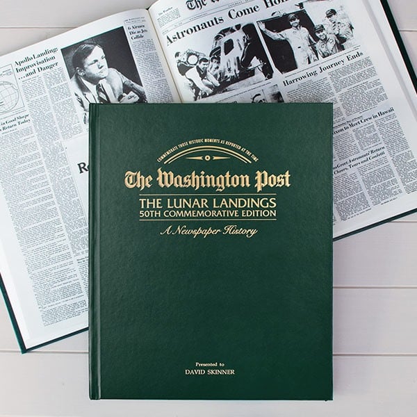 Lunar Landing Newspaper Book