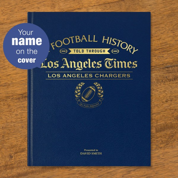 los angeles chargers football history told through newspaper coverage