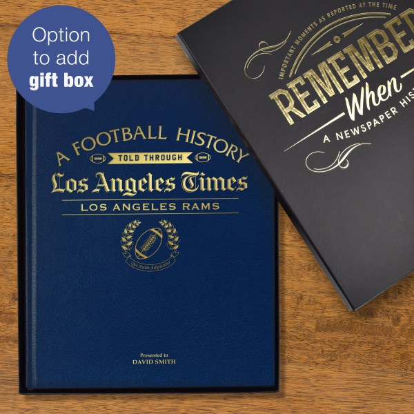 los angeles rams football history told through newspaper coverage