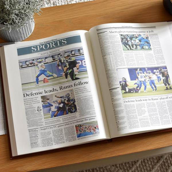 los angeles rams newspaper book