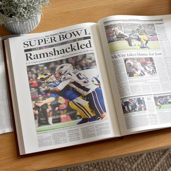 los angeles rams newspaper book