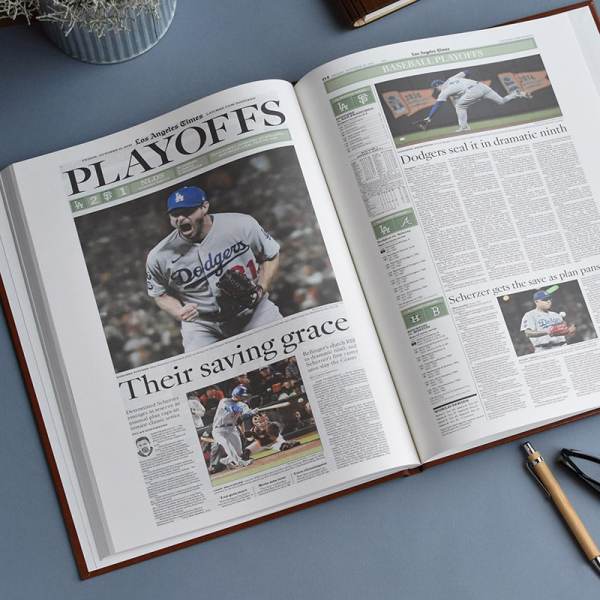 la dodgers newspaper book