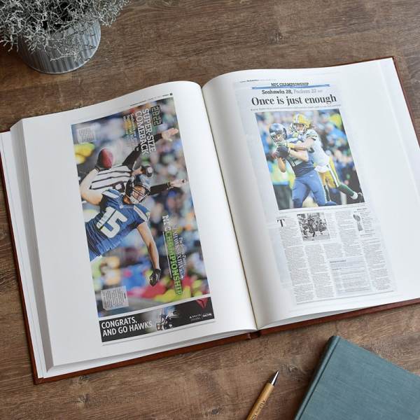 seattle seahawks newspaper book