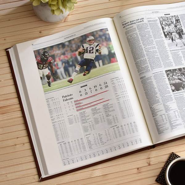 atlanta falcons newspaper book