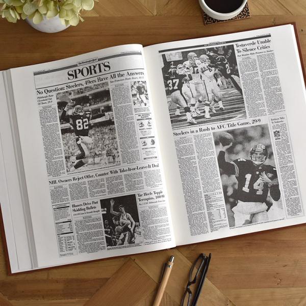 pittsburgh steelers newspaper book