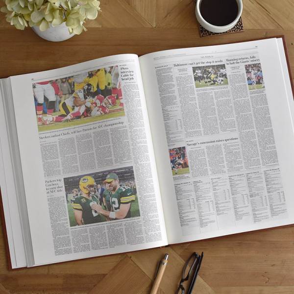 pittsburgh steelers newspaper book