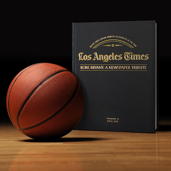 Kobe Bryant Newspaper Tribute Book