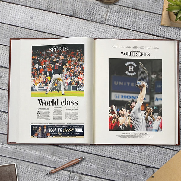 Washington Nationals Newspaper Headlines Book