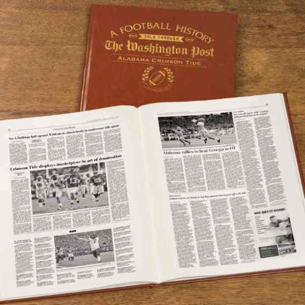 Alabama Crimson Tide Newspaper Book