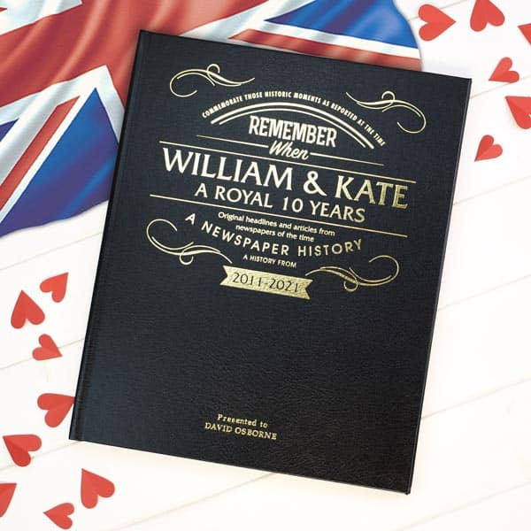 william and kate anniversary book