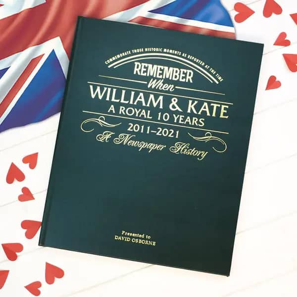 william and kate anniversary book