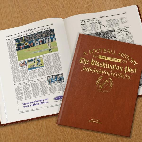 Indianapolis colts newspaper book