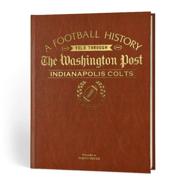 Indianapolis colts newspaper book