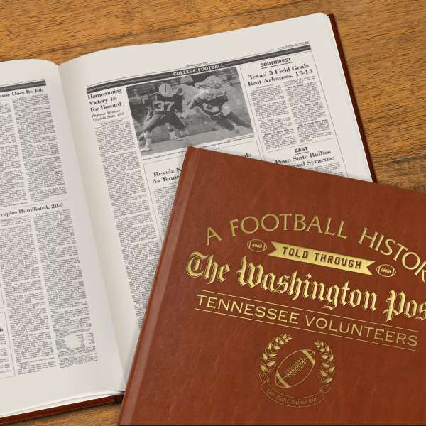 Tennessee Vols Football Newspaper Book