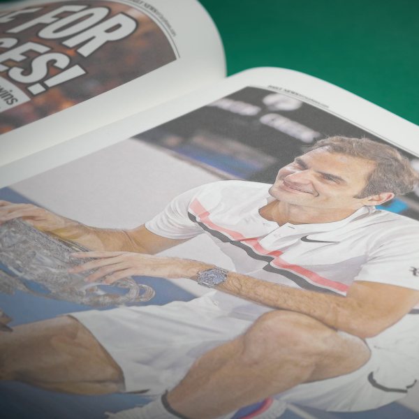 Tennis History Newspaper Book