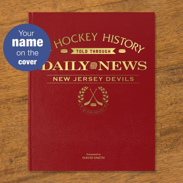 new jersey devils ice hockey history told through newspaper coverage