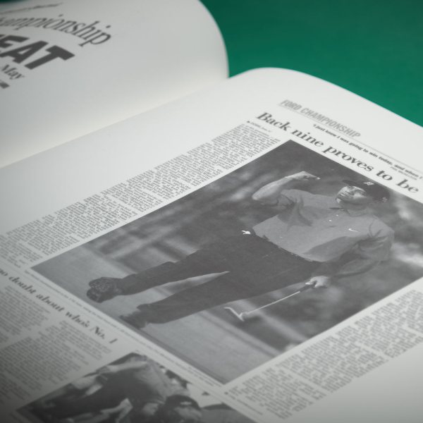 tiger woods golf history told through newspaper coverage