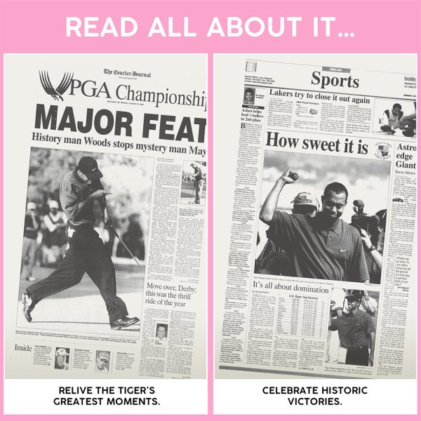 tiger woods golf history told through newspaper coverage